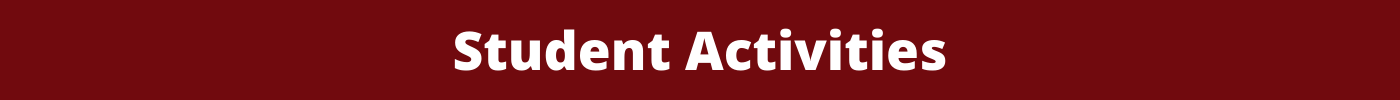 Student Activities Banner